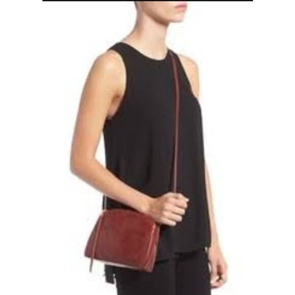 HOBO Handbags - HOBO International Red Leather Evella Crossbody Shoulder Bag Purse